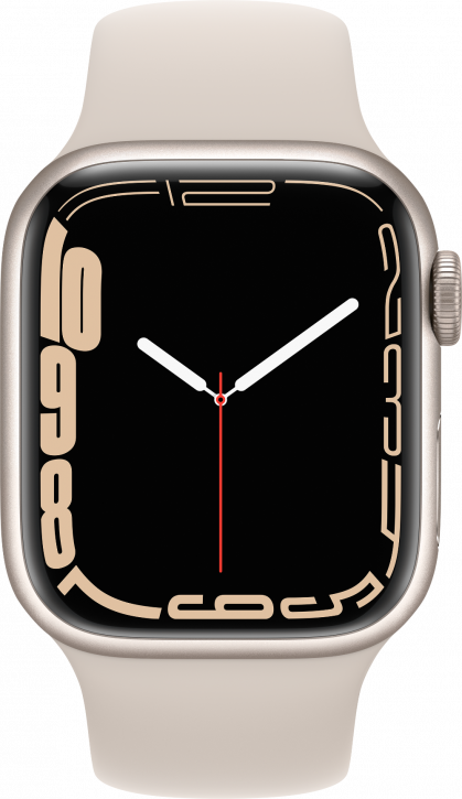 Смарт-часы Apple Watch Series 7 GPS 45 мм, сияющая звезда (США)